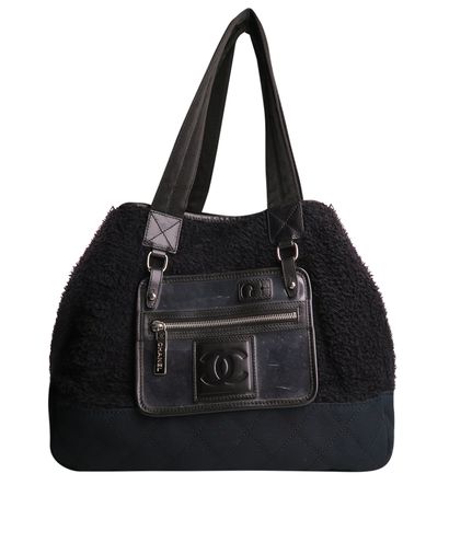 Sport Luxe Shearling Tote, front view